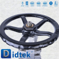Didtek Cast Steel Flanged DIN Standard Gate Valve With Handwheel